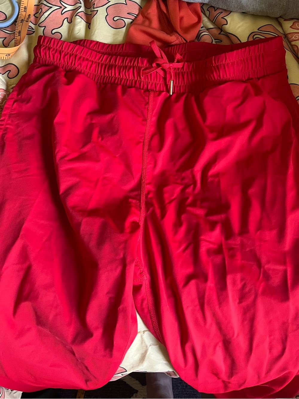 Zyia red Zipper Jogger size medium